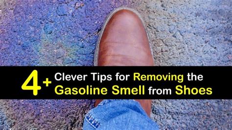 how to get gas it off fake leather shoes|what neutralizes gasoline smell.